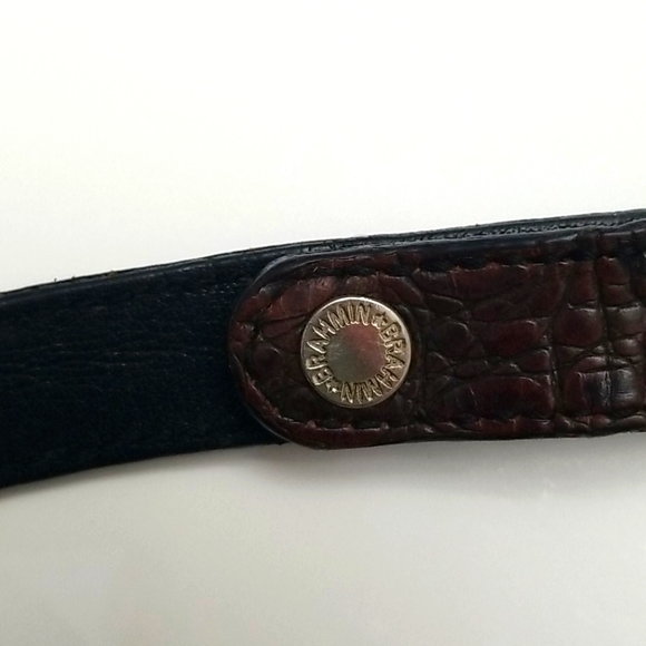 Vintage Brahmin Crocodile Embossed Leather Handbag - Picture 13 of 13